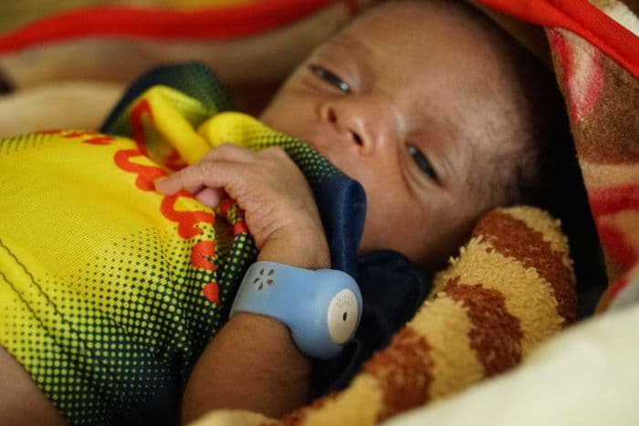Newborn with TempWatch