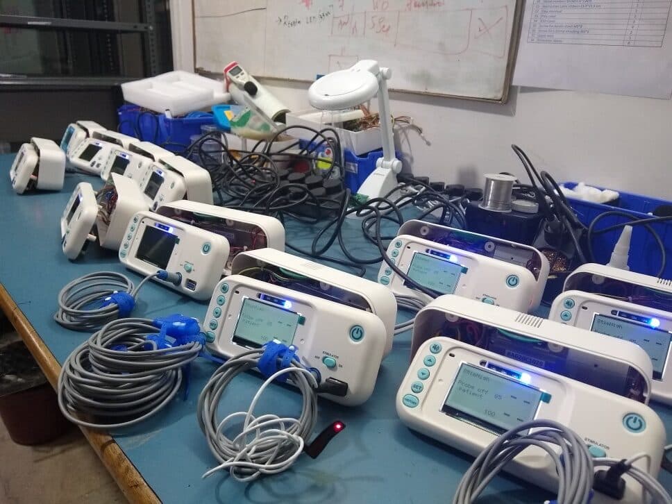 ApneBoot units in production and testing